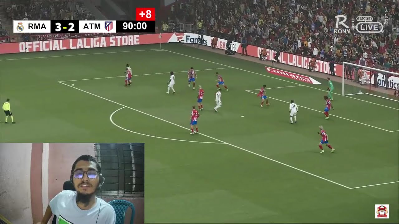 🔴LIVE : Real Madrid vs Atletico De Madrid | La Liga 2026 | Full Match Streaming | PES 21 Simulation