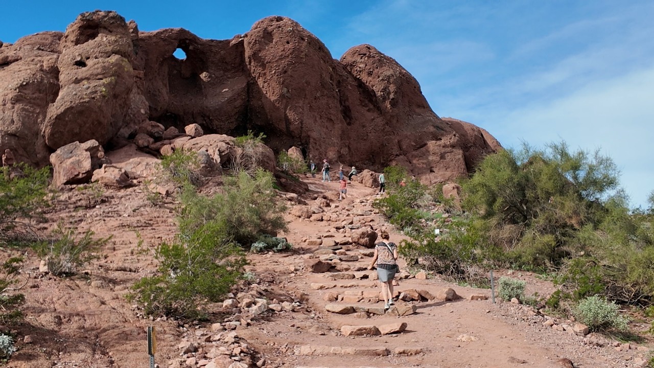 Escalade à Papago Park Arizona