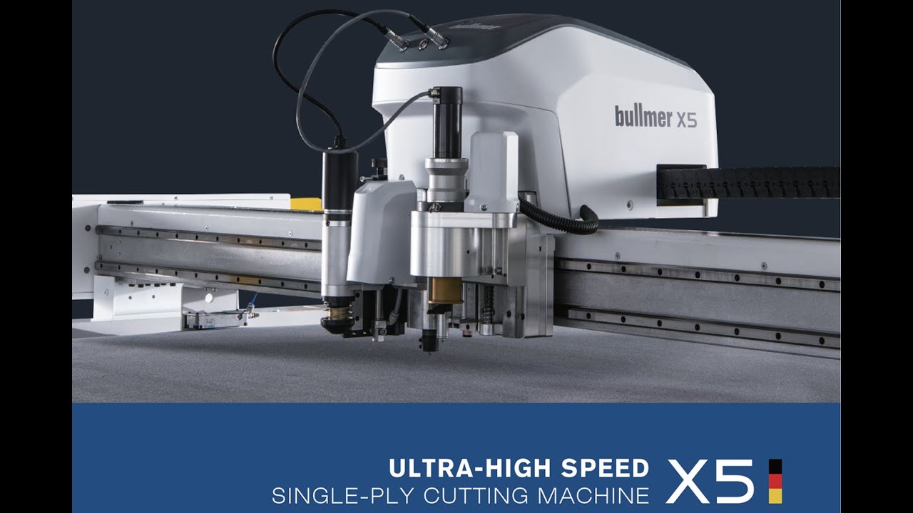 Tarmah Sewing Machine -  BULLMER X5 ULTRA-HIGH SPEED SINGLE-PLY CUTTING MACHINE