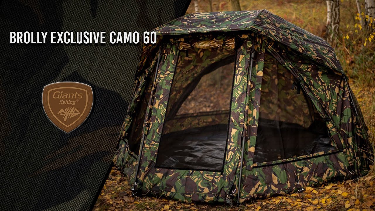 Giants Fishing Umbrella Brolly Exclusive Camo 60