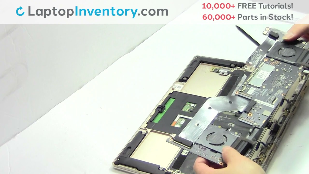 How to Replace Lenovo Yoga 910-13IKB Laptop Motherboard, Dismantle 80VF 80VG Yoga5Pro