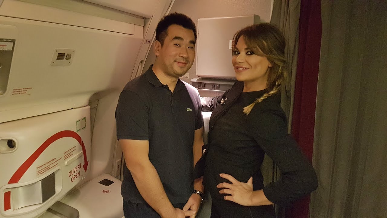 Air France B777-300/ER NEW BUSINESS CLASS Flight Paris to Dubai
