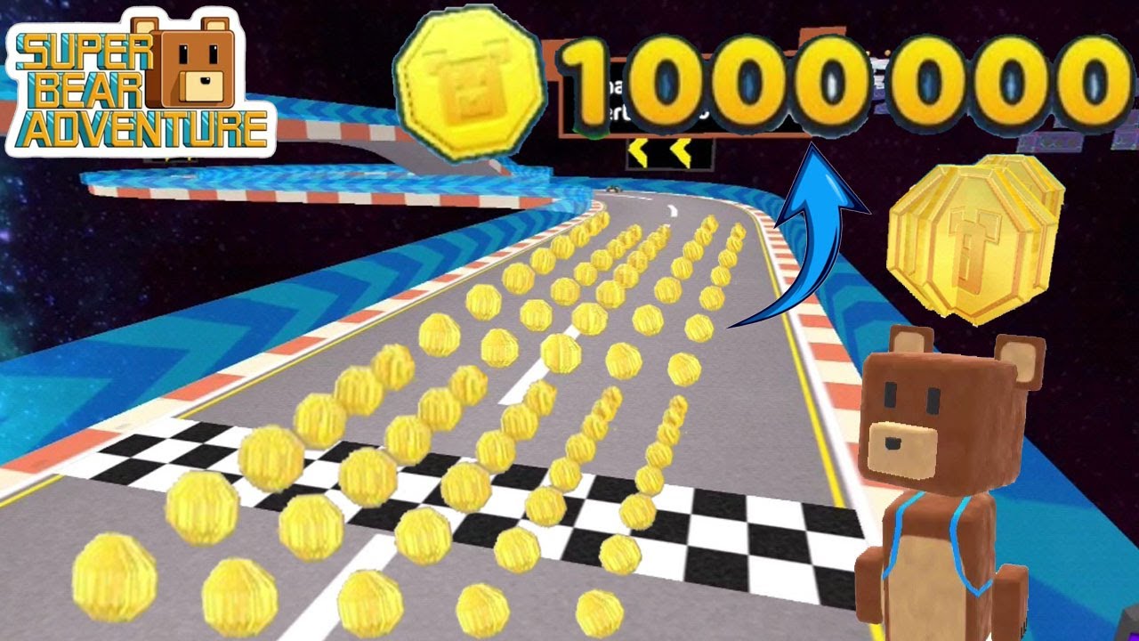 CARA BUG KOIN MENJADI BANYAK DI SUPER BEAR ADVENTURE