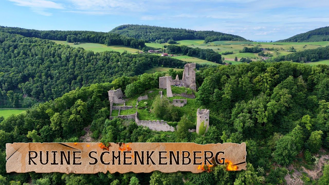 Drohnenaufnahme Ruine Schenkenberg