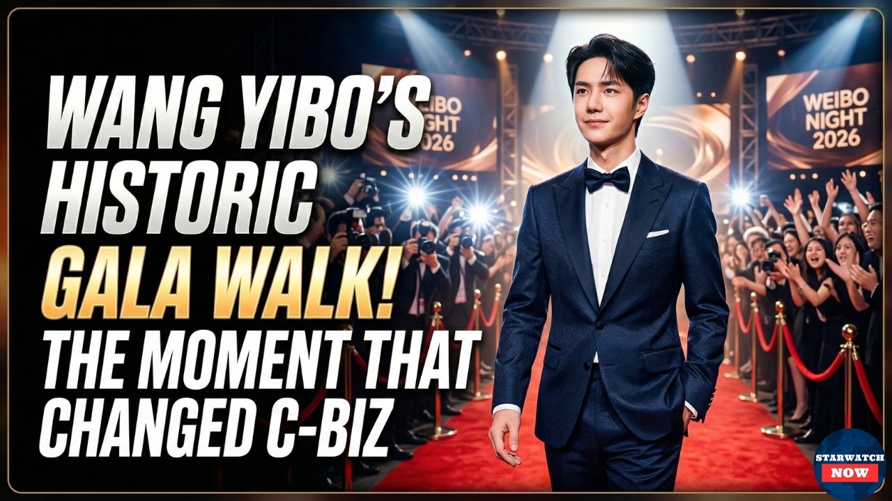 The Moment That Changed Everything Wang Yibo’s Historic Walk at Weibo Night 2026!