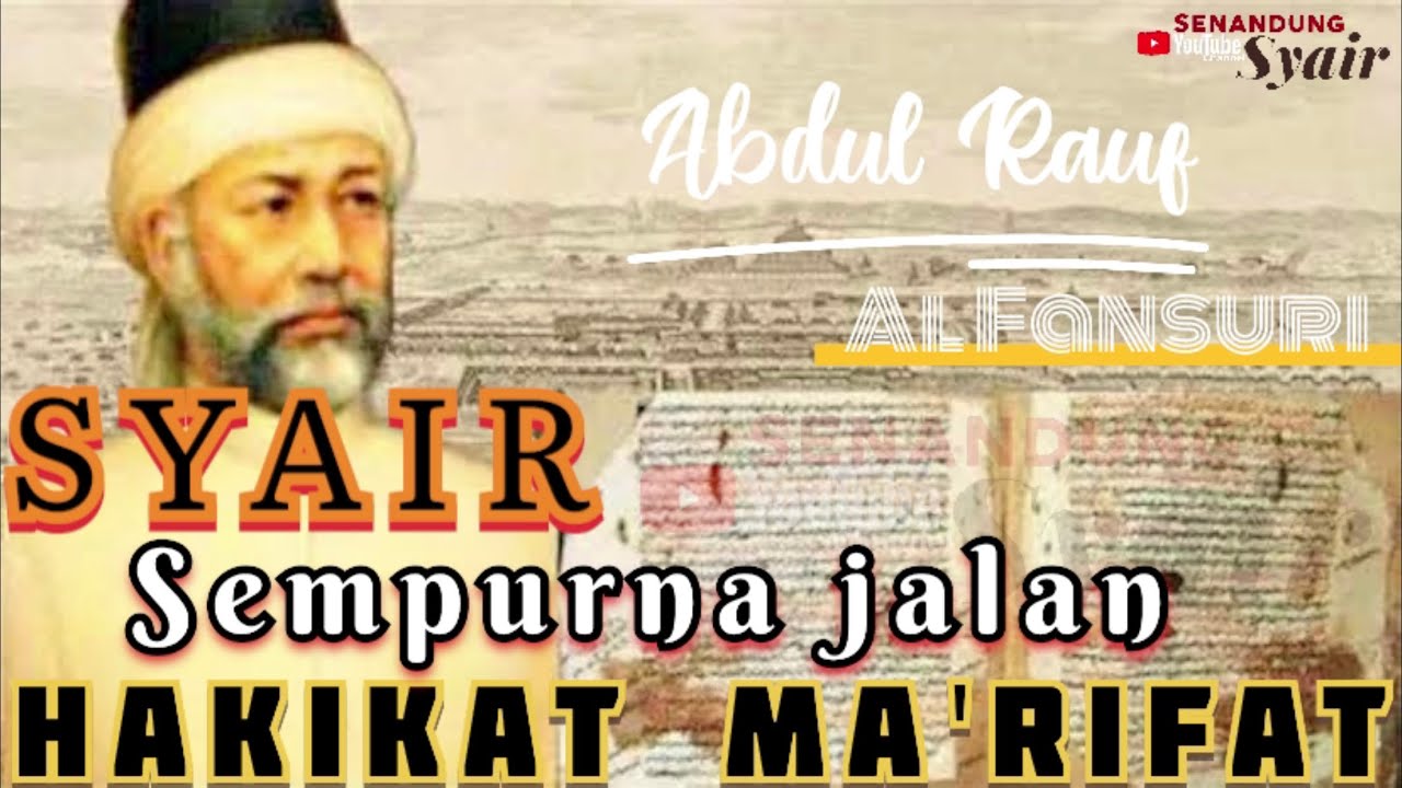 SYAIR SEMPURNA JALAN || HAKIKAT MA'RIFAT