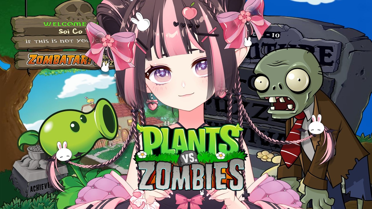 Hướng dẫn chơi Plants vs Zombie Rank Immortal 🐧 #vtuber #plantsvszombies  #game