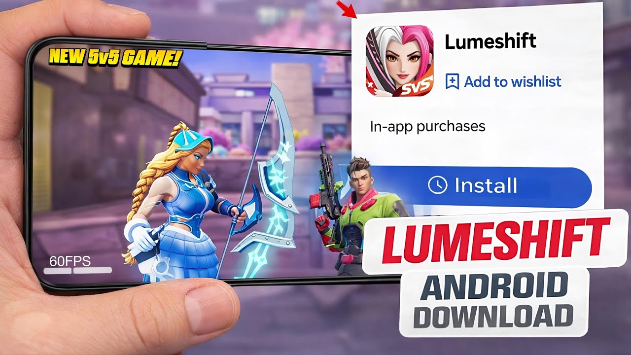 How To Download Lumeshift Mobile ? Moba style  New 5v5 Game!🔥