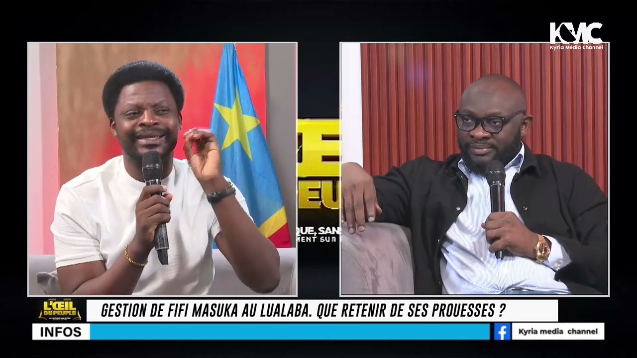 Joël Kitenge contre Mardoché Nsele. Fifi Masuka au centre. 