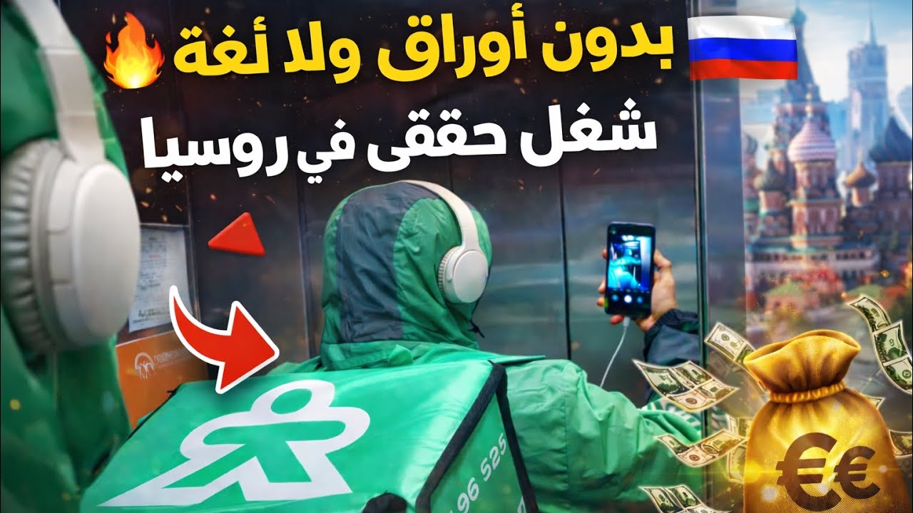 فرصة عمل في روسيا بدون أوراق ولا لغة | أرباح حقيقية وتجربة واقعية