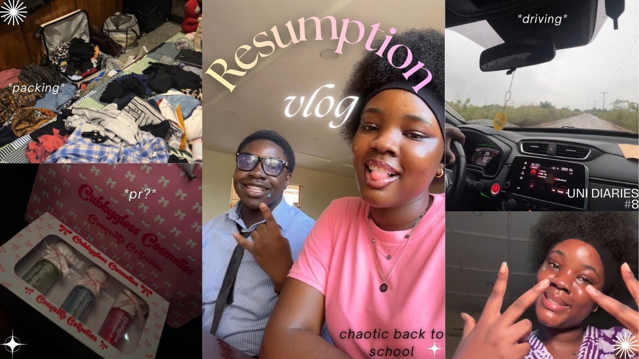 UNI DIARIES #8: Resumption vlog? a chit-chat back to school vlog| PART 1