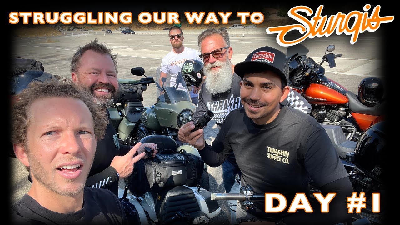 Struggling our way to STURGIS Motorcycle Rally, day #1 - Vlog 20