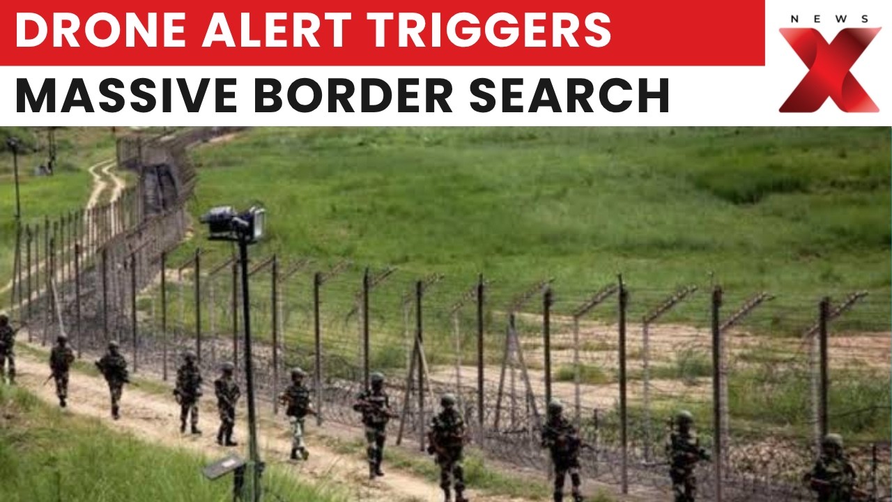 Suspected Drone Activity Triggers Massive Search Along India-Pak Border in J&K | NewsX