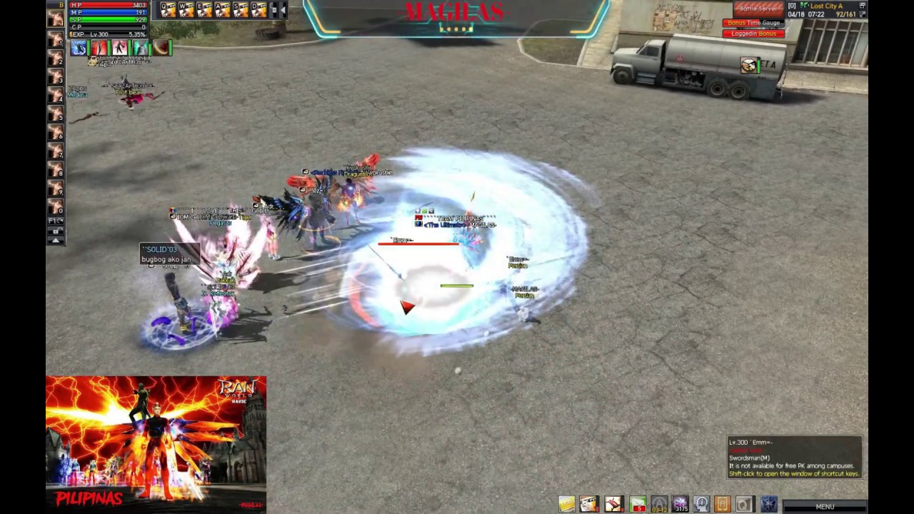 Ran Online GS [HAVOC] -MAGILAS- VS. `Emm=- (SWORDSMAN VS. SWORDSMAN)