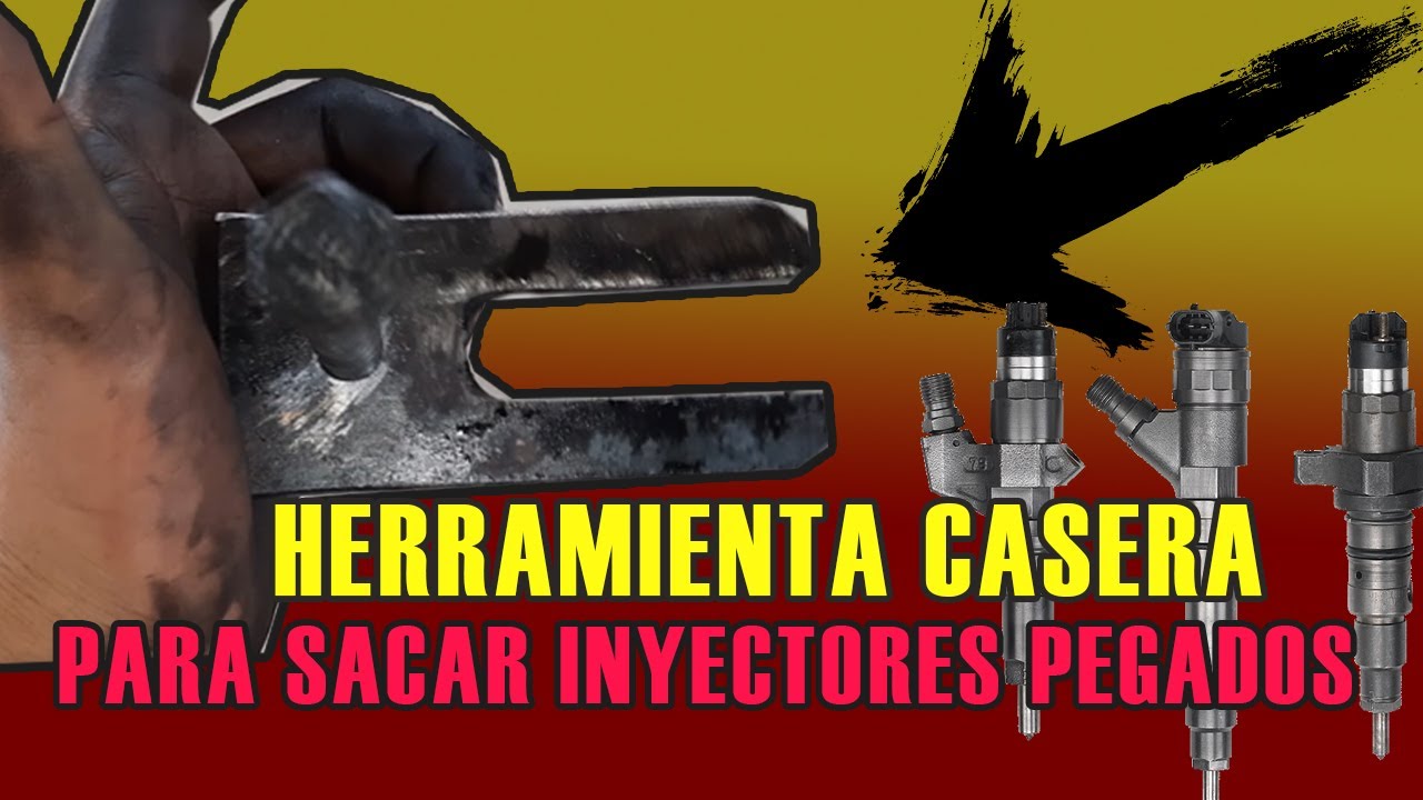 Herramienta casera para sacar inyector PEGADO Nissan NAVARA 2011 - FACIL
