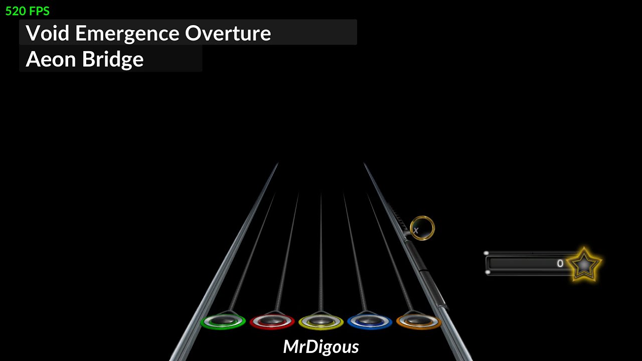Void Emergence Overture - Keyboard FC (Clone Hero)