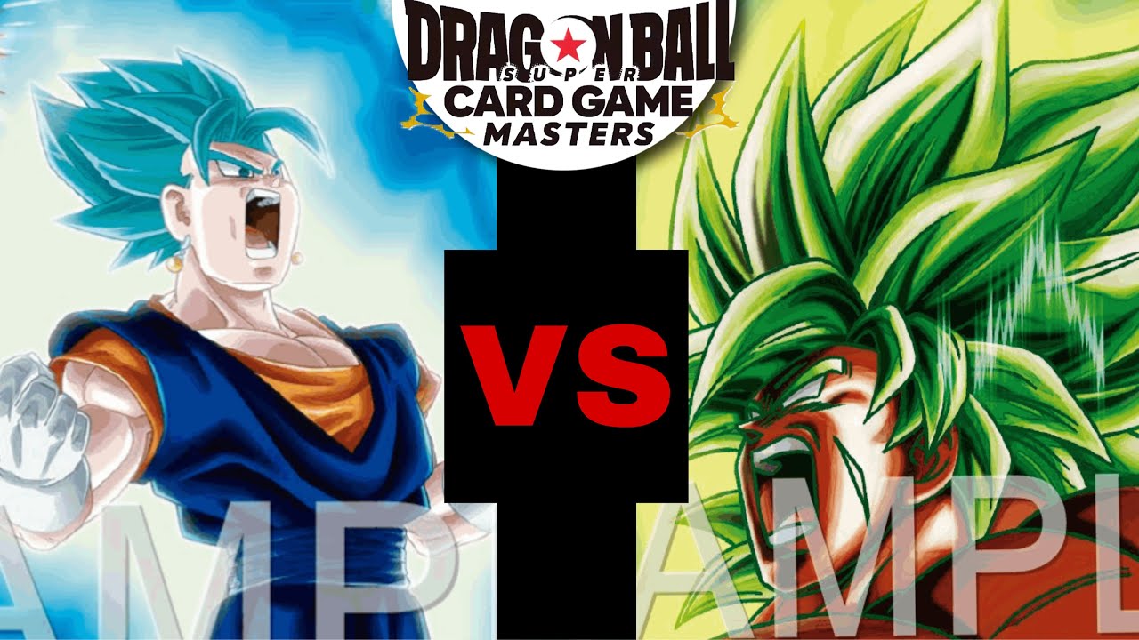 Green Vegito VS Blue Broly:Br (DBS Card Game Masters)