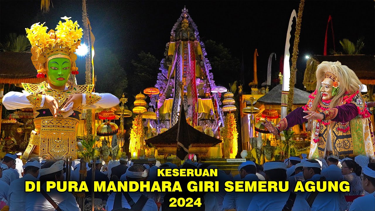 SEMBAHYANG & KULINERAN - PURA MANDHARA GIRI SEMERU AGUNG  LUMAJANG JAWA TIMUR