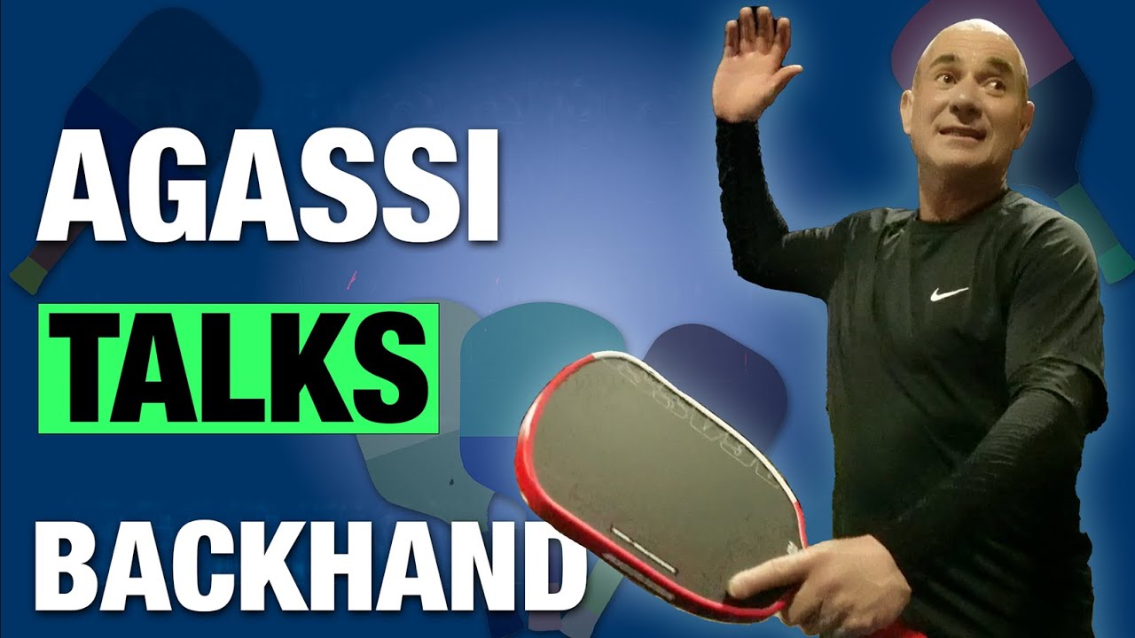 How Andre Agassi Adapted His Tennis Backhand for Pickleball