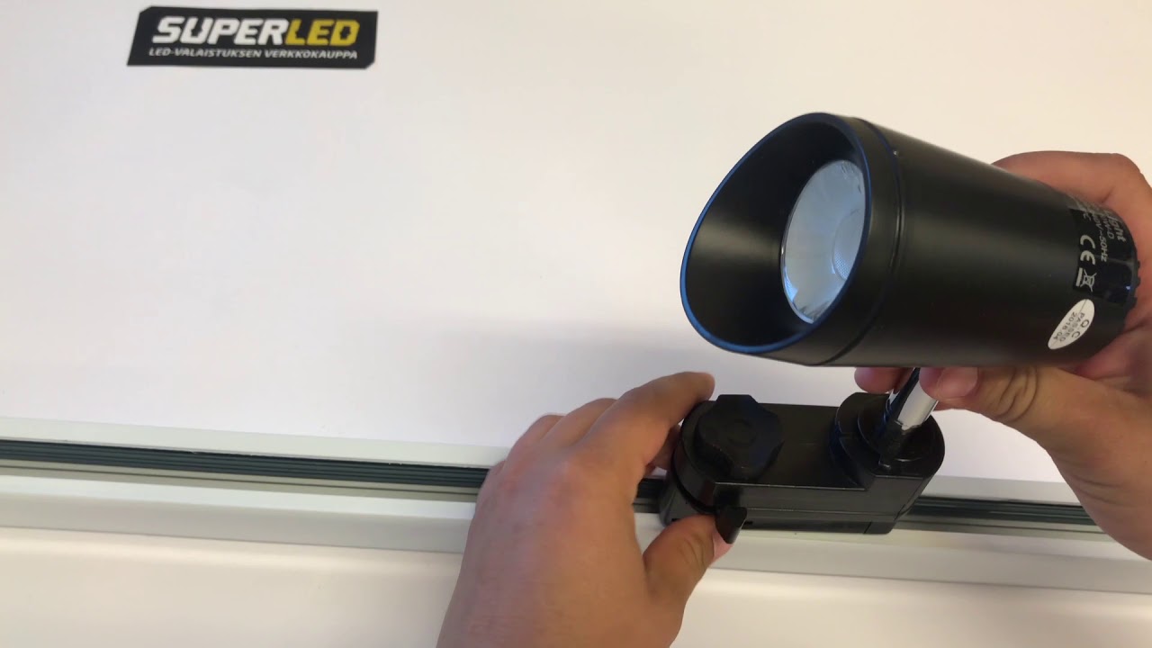 SuperLED LED-Kiskovalaisin FOCUS, 3-vaihe, 10W himmennett&auml;v&auml;
