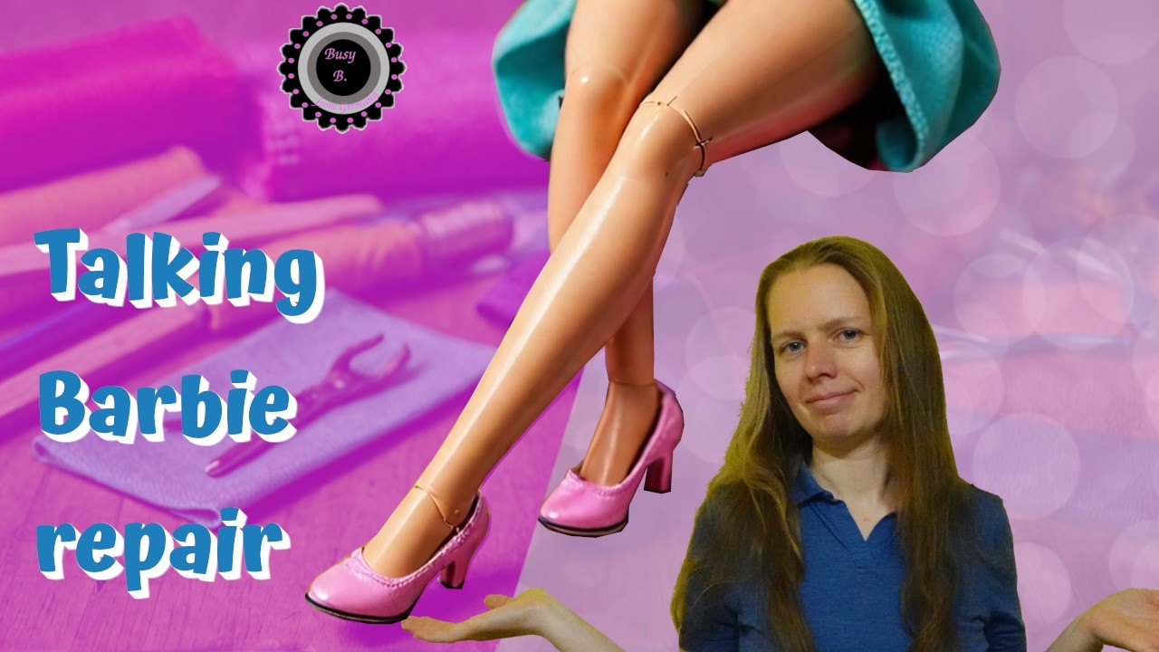 Restoring a Broken Vintage Barbie | New Head, New Hair
