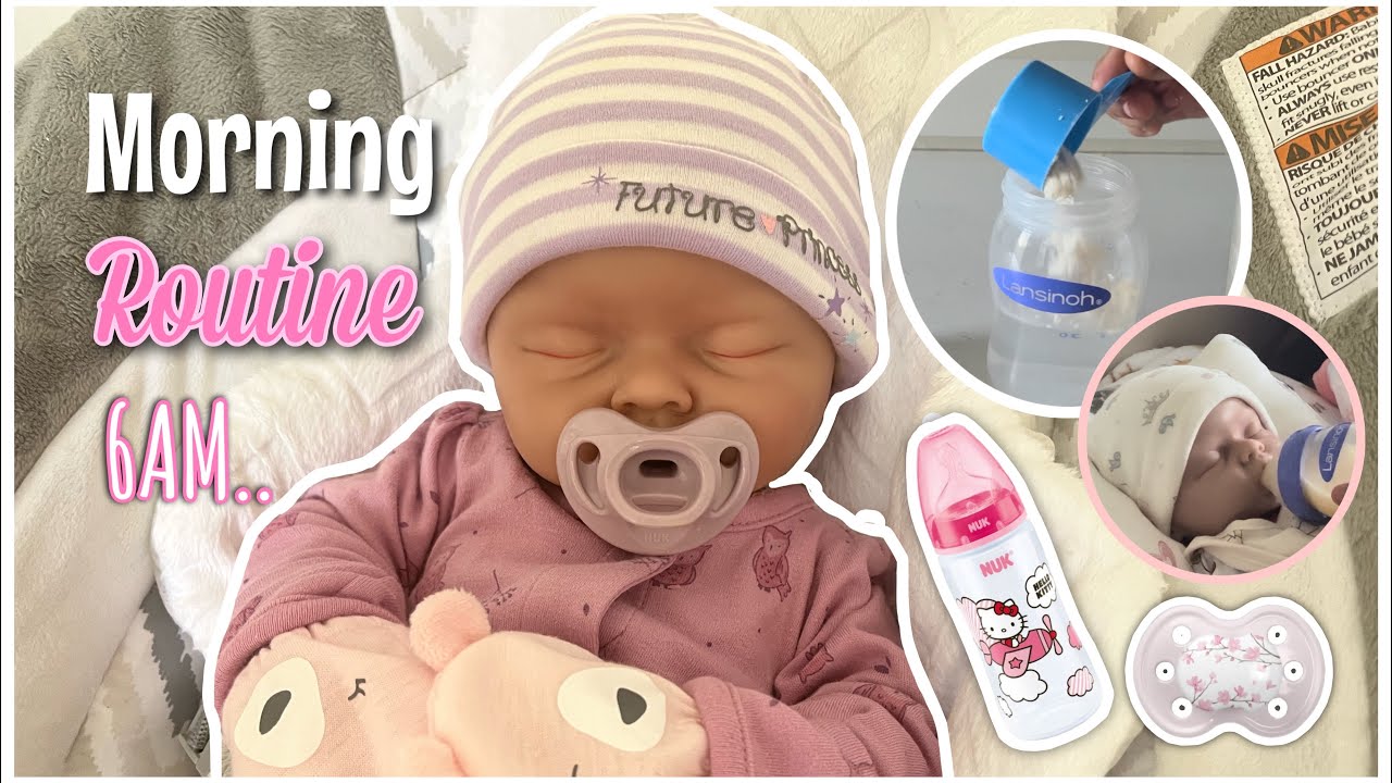 Моя утренняя рутина с силиконовой куклой | Reborns World
