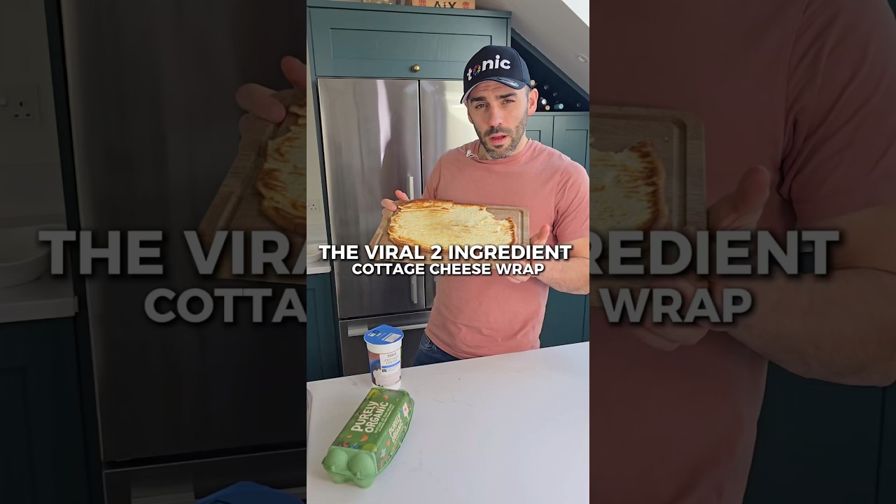 Viral 2 ingredient cottage cheese wrap