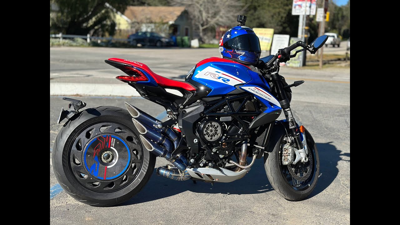 2023 MV Agusta Dragster 800RR America - Titanium Exhaust Sounds