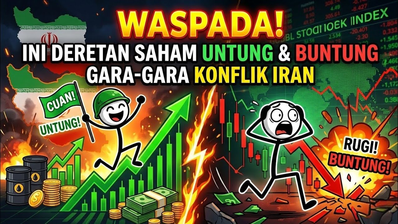Waspada! Ini Deretan Saham yang Untung & Buntung Gara-Gara Konflik Iran