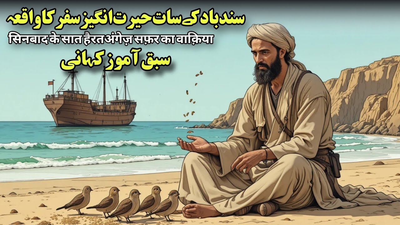 SindBad Ke 7 Hairat Angez Safar Ka Waqia || Moral Stories in Urdu & Hindi