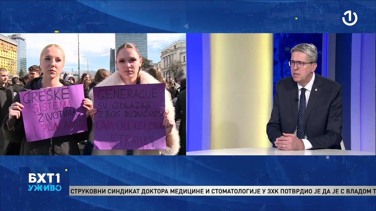 BHT1 Uživo: Samir Avdić, gradonačelnik Grada Sarajeva