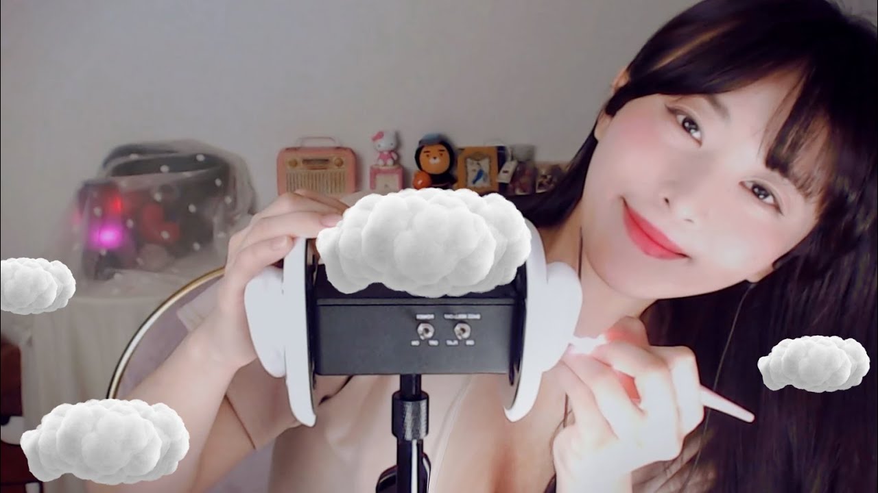 [ASMR] Intensive Tingle Ear Cleaning (fluff & wood) by MIMO l 3DIO