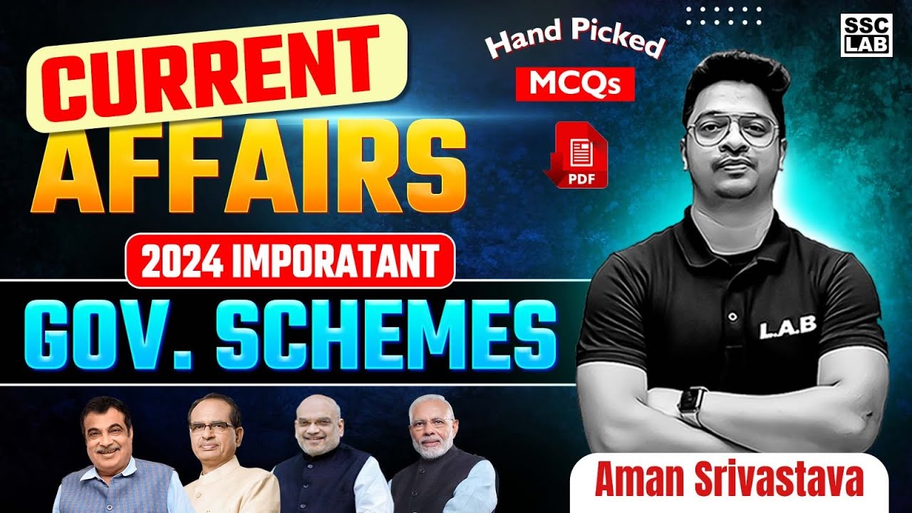 Important Government Schemes 2024 | Govt Schemes for all Exams | GK by Aman Sir