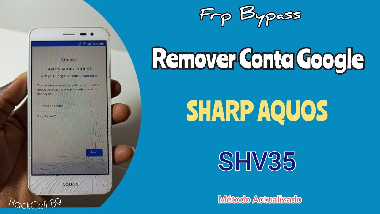 Como Remover Conta Google Sharp Aquos SHV35 & Remove Google account / Frp Bypass Sharp Aquos SHV35