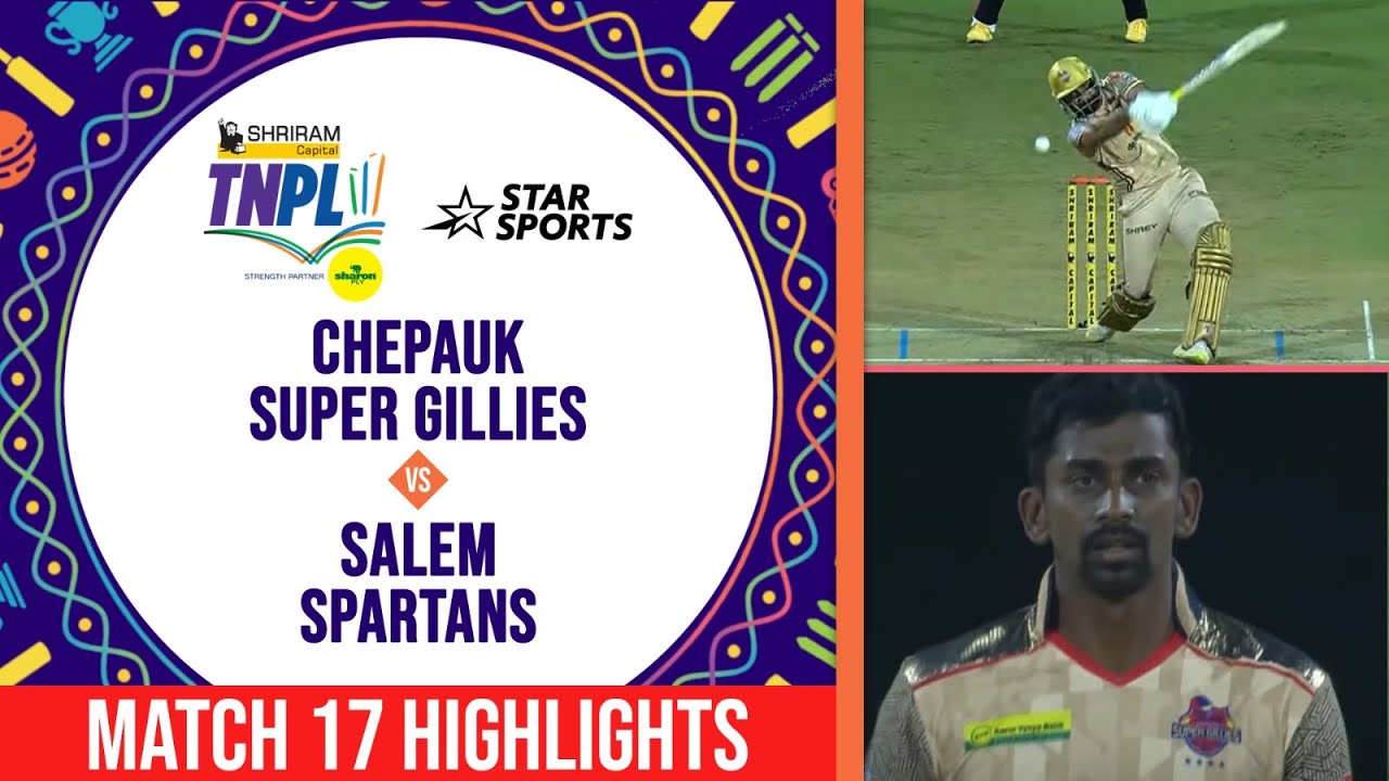 Tamil Nadu Premier League Highlights | Baba Aparijith helps Chepauk go up to 2nd spot | #TNPLOnStar