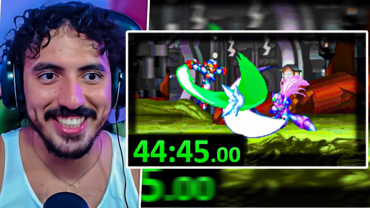 Explicando a Speedrun de Mega Man X6 - MizeraCorno | Leozin React
