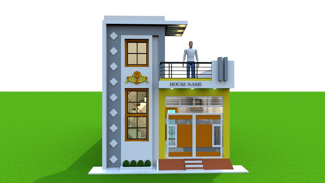 🏡18x50 house design west facing! 18 x 50 house plan ! 18 by 50 ka naksha ! 18x50 house with parking