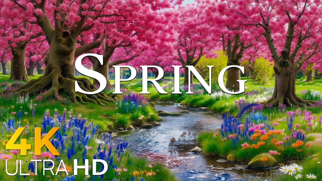 Spring in Switzerland 🌿 Alpine Freshness & Peaceful Mountain Landscapes | 4K