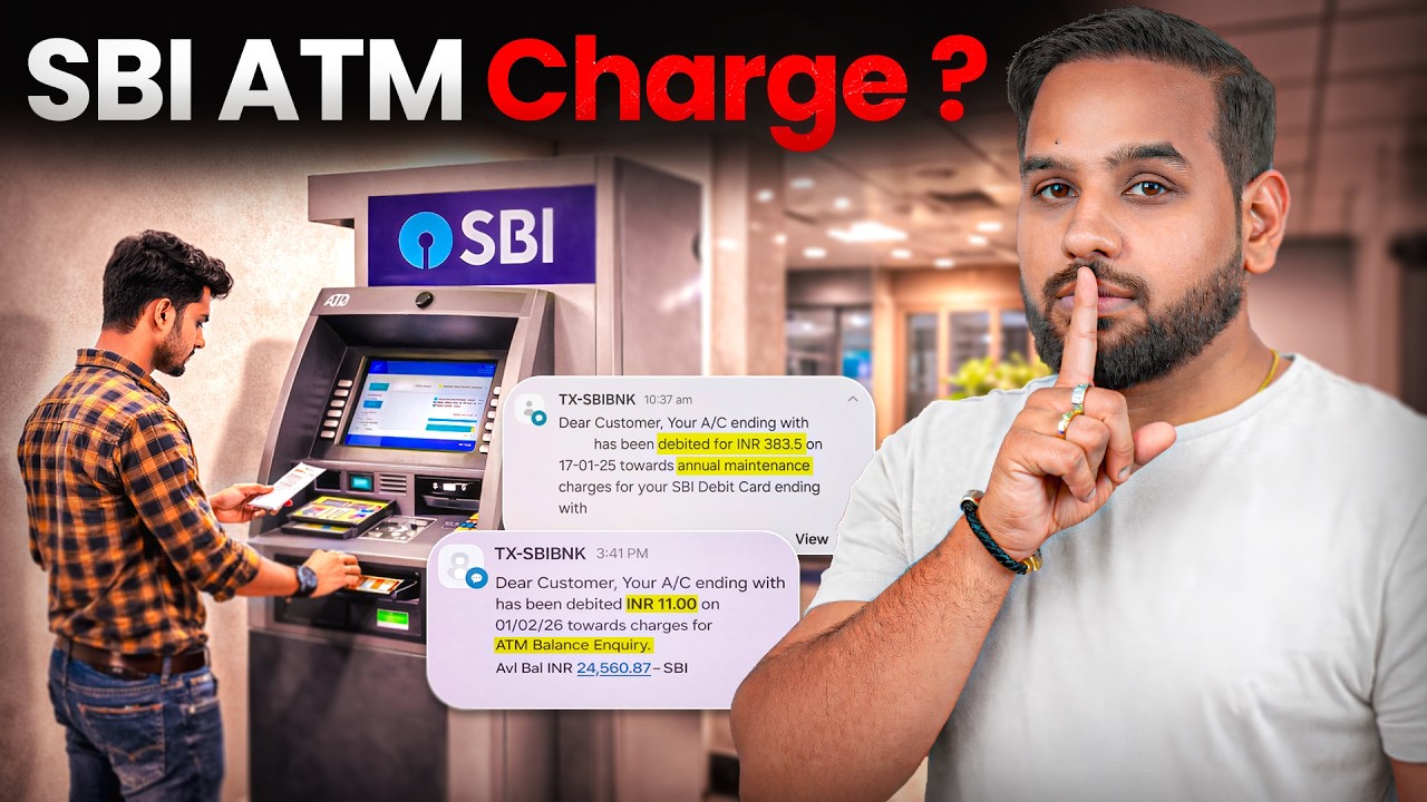 5 BIG Changes in SBI ATM Charges | Cash Withdrawal Charges | SBI Saving account