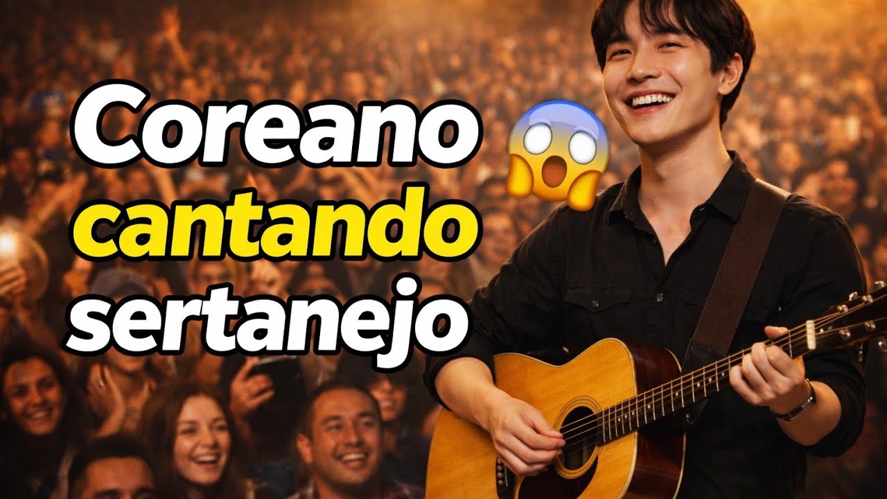 Um coreano cantando sertanejo brasileiro em um show lotado | Ao vivo