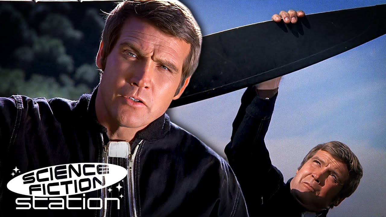 Jump Starting A Plane With Your Bionic Strength | Six Million Dollar Man | Science Fiction Station