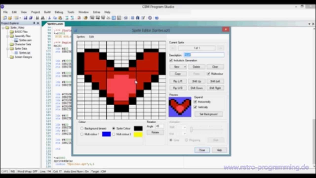 CBM prg Studio: Sprite Editor