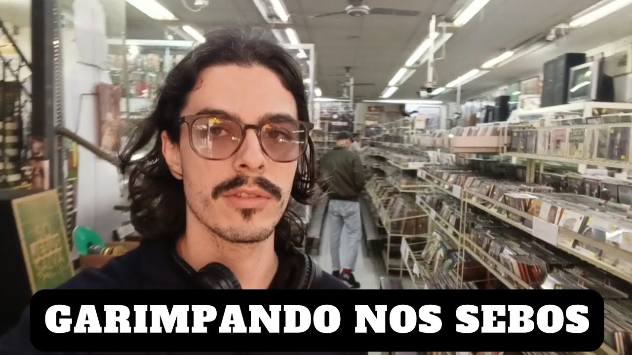 Garimpando discos nos sebos da PRAÇA DA SÉ.
