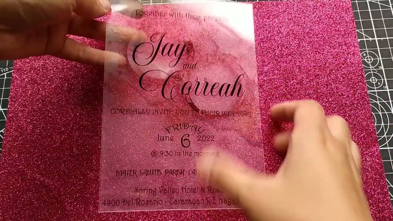 Transparent Invitation Card