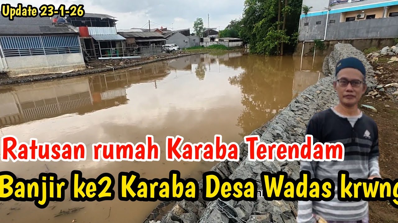 Banjir Ke 2 Perum Karaba indah Karawang barat 