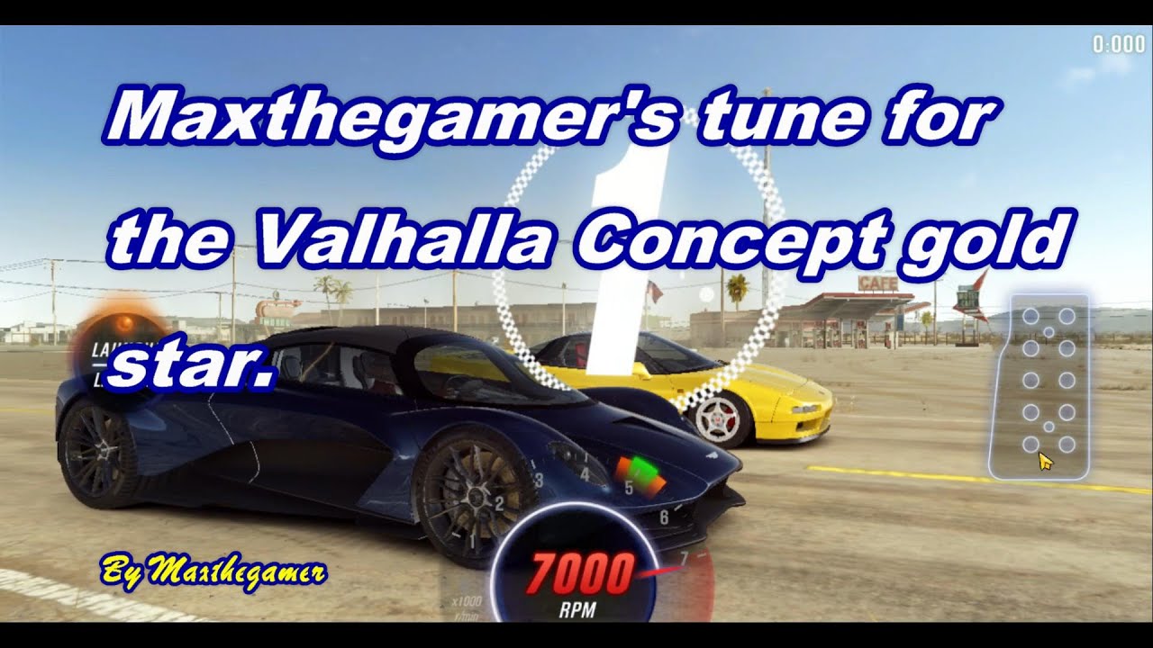 CSR 2 | CSR Racing 2, Maxthegamer's Tune for Valhalla Concept Gold Star