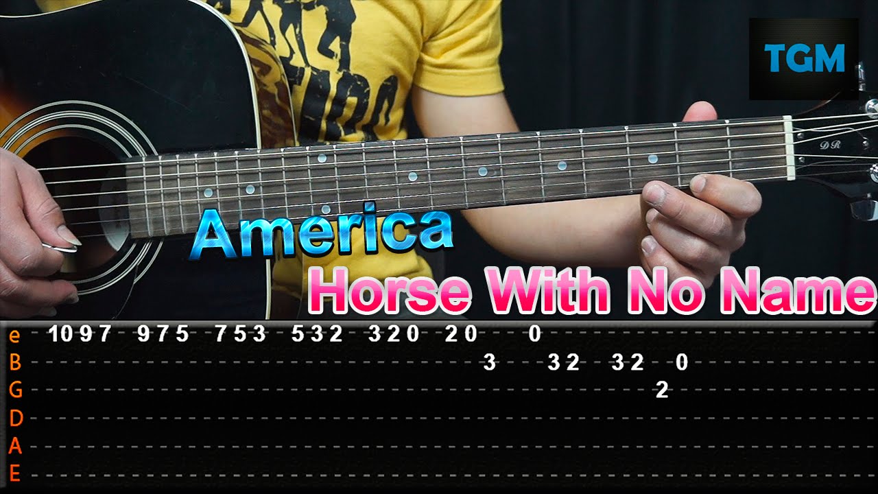 Aprende a Tocar - Horse With No Name - America - Guitarra Tutorial - How To Play