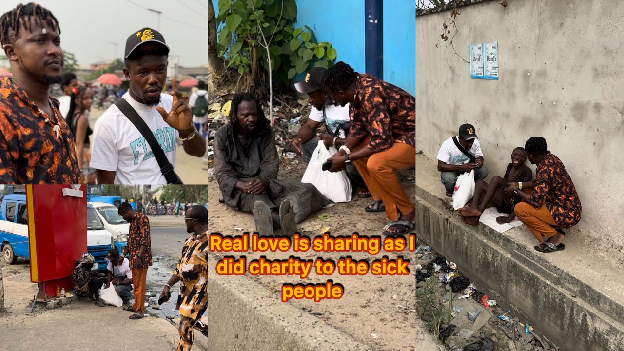 Real love is sharing as I did charity to the sick people