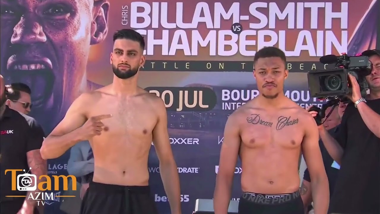 HASSAN AZIM VS JACOB QUINN | Official Weigh-in