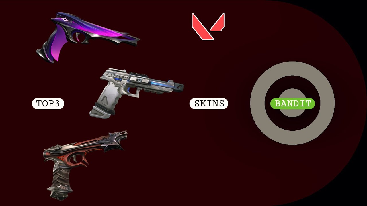 VALORANT - TOP 3 Bandit Skins In Valorant #valorant #valorantskins #gaming 